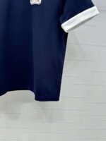 Loewe summer round neck short sleeve elastic waist shorts suit high quality version - Image 2