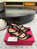 Valentino lace high heels 9.5cm high