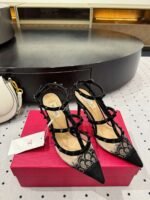 Valentino lace high heels 9.5cm high - Image 3