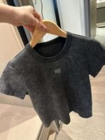 Alexander Wang Shiny crew neck T-shirt - Image 10