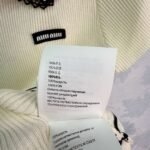 miumiu Spring and summer new style doll collar knitted short sleeves lace edge and wave edge high quality version - Image 8