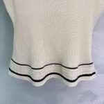 miumiu Spring and summer new style doll collar knitted short sleeves lace edge and wave edge high quality version - Image 7