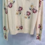 2025 Early Autumn Latest Series Round Neck Floral Knitted Cardigan High Quality Clothing - Image 8