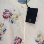 2025 Early Autumn Latest Series Round Neck Floral Knitted Cardigan High Quality Clothing - Image 3