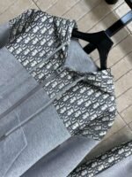 DIOR autumn new casual hooded sweatshirt + drawstring casual pants set high-quality clothing - Image 10