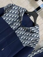 DIOR autumn new casual hooded sweatshirt + drawstring casual pants set high-quality clothing - Image 2