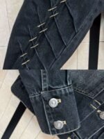DIOR 25 early autumn new denim short jacket high quality jacket - Image 7