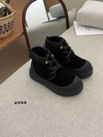 UGG New Winter Thick-Soled Lace-Up Boots with Colorful Shell Upper and Wool Lining - Image 15