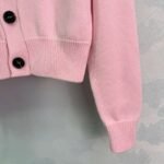 Ami autumn new style knitted cardigan high quality clothing 85% cotton 15% wool - Image 3