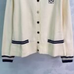 Loewe new autumn knitted cardigan classic logo embroidery soft and comfortable high-quality clothing - Image 3