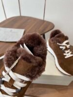 Brunello Cucinelli New wool casual shoes upper suede material lining wool material high-end version - Image 14