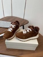 Brunello Cucinelli New wool casual shoes upper suede material lining wool material high-end version - Image 10