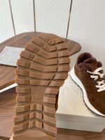 Brunello Cucinelli New wool casual shoes upper suede material lining wool material high-end version - Image 8