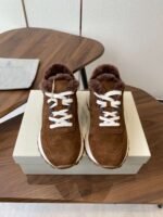 Brunello Cucinelli New wool casual shoes upper suede material lining wool material high-end version - Image 5