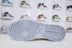 Nike & Louis Vuitton joint casual shoes white and gray stitching denim hook shoes Premium version - Image 6