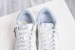 Nike & Louis Vuitton joint casual shoes white and gray stitching denim hook shoes Premium version - Image 2