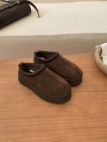 UGG autumn and winter new color matching snow boots lining wool material - Image 15