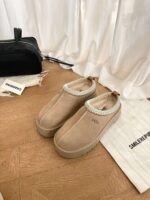 UGG autumn and winter new color matching snow boots lining wool material - Image 12