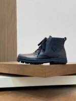 Hermès high-top casual sneakers made of calfskin leather - Image 16