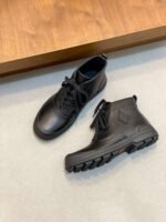 Hermès high-top casual sneakers made of calfskin leather - Image 14