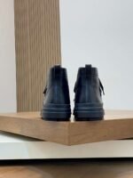Hermès high-top casual sneakers made of calfskin leather - Image 13