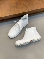 Hermès high-top casual sneakers made of calfskin leather - Image 4