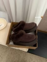 UGG winter new slip-on wool snow boots with increased height and thick sole 4.5cm - Image 9