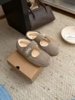 UGG New winter Mary Jane velvet shoes with wool lining - Image 9