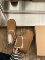 UGG autumn and winter new thick-soled Martin boots Bottom thickness: 5cm - Image 7