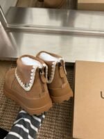 UGG autumn and winter new thick-soled Martin boots Bottom thickness: 5cm - Image 6