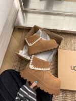 UGG autumn and winter new thick-soled Martin boots Bottom thickness: 5cm - Image 2