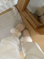 UGG Winter long wool slippers with inner wool material, 3.5cm thick sole - Image 5