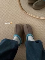 UGG autumn and winter new color matching snow boots lining wool material - Image 6