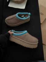 UGG autumn and winter new color matching snow boots lining wool material - Image 5