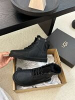 UGG autumn and winter new men’s cow leather wool work boots upper cow wax leather lining wool material - Image 5