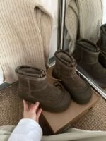 UGG Fall/Winter New Arrival Platform Drawstring Bread Boots - Image 12