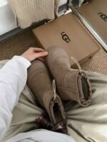 UGG Fall/Winter New Arrival Platform Drawstring Bread Boots - Image 11