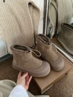 UGG Fall/Winter New Arrival Platform Drawstring Bread Boots - Image 9