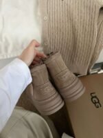 UGG Fall/Winter New Arrival Platform Drawstring Bread Boots - Image 4