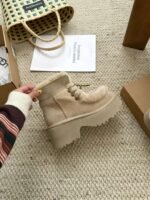 UGG winter new snow boots with wool inner lining and a 6.5cm thick sole. - Image 9