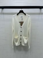 Burberry Fall/Winter Newest Collection Double Pocket V-Neck Knit Long-Sleeve Cardigan - Image 8