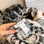 DIOR new sunflower cashmere scarf, premium version, size: 30x180cm - Image 5