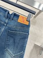 Valentino new distressed velvet flared jeans are of high quality. - Image 9