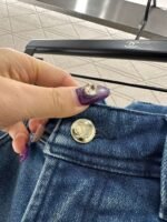 Valentino new distressed velvet flared jeans are of high quality. - Image 4