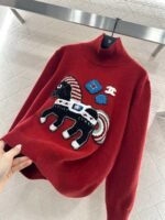 Chanel 2026 New Year’s Collection Plush Pony Pullover Sweater – High-Quality Apparel - Image 9