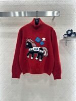 Chanel 2026 New Year’s Collection Plush Pony Pullover Sweater – High-Quality Apparel