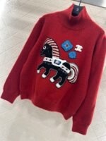 Chanel 2026 New Year’s Collection Plush Pony Pullover Sweater – High-Quality Apparel - Image 8