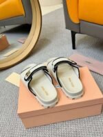 miumiu woolen knitted slippers - Image 2