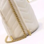 GUCCI Bucket bag, premium version, made of lambskin. Dimensions: 19x17cm - Image 8