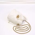 GUCCI Bucket bag, premium version, made of lambskin. Dimensions: 19x17cm - Image 10